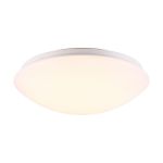 Nordlux Lampa sufitowa Ask 28 Metal Valkoinen 12W 1050lm - 830 Ciepła Biel | IP44