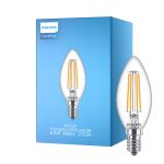 Philips Corepro LED Świeca E14 Włókno Przezroczysty 6.5W 806lm - 827 Bardzo Ciepła Biel | Zamienne 60W