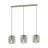 Eglo Lampa Wisząca Romazzina Stal Szlifowany | IP20 - Nadaje Się Do 3x E27 