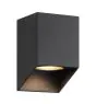 Nordlux Nico Światło Ścienne Plac Aluminium Czarny | Nadaje Się Do 1x GU10