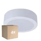 Opakowanie 4x Philips LED Downlight DN065C Metal Valkoinen 12W 1200lm 110D - 830 Ciepła Biel | 175mm - Aukko 150mm - IP20